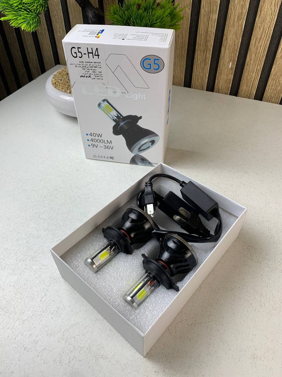 مصابيح أمامية للسيارة | Kit Phare H4 LED 4 Directions | 4000LM — معاينة 8