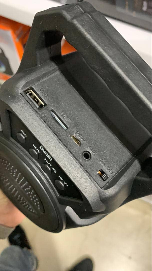 Ampli haut parleur sans fil à batterie rechargeable,  Bluetooth 1800W DUNTH DU-SP123 — معاينة 5