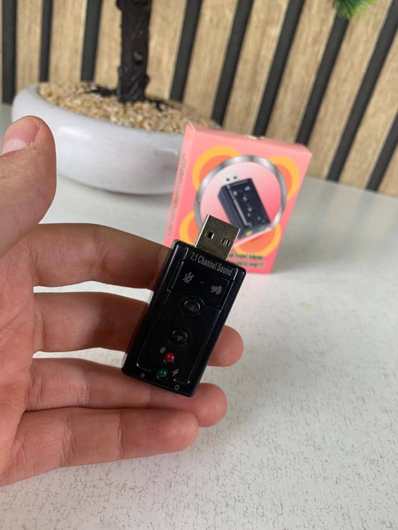 Adaptateur De Carte Son USB À 3D Audio Virtual 7,1 Channel — معاينة 6