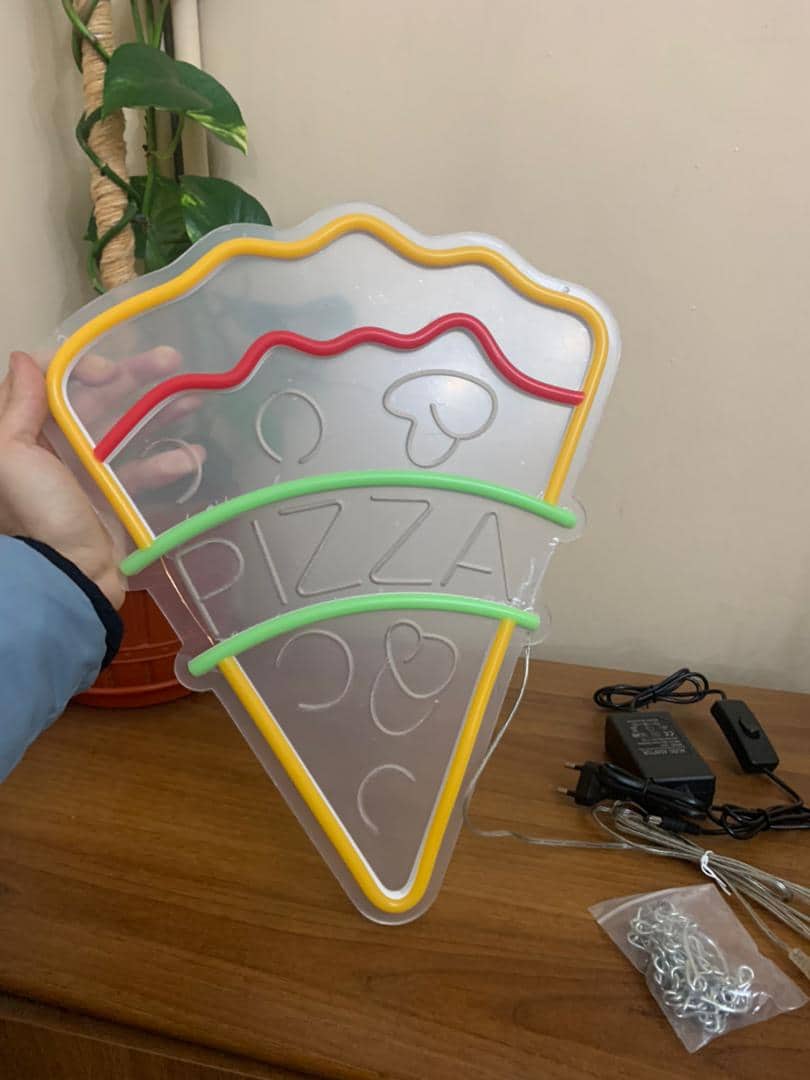 Signe Néon Led Pizza Pour Décoration De Restaurant — معاينة 8