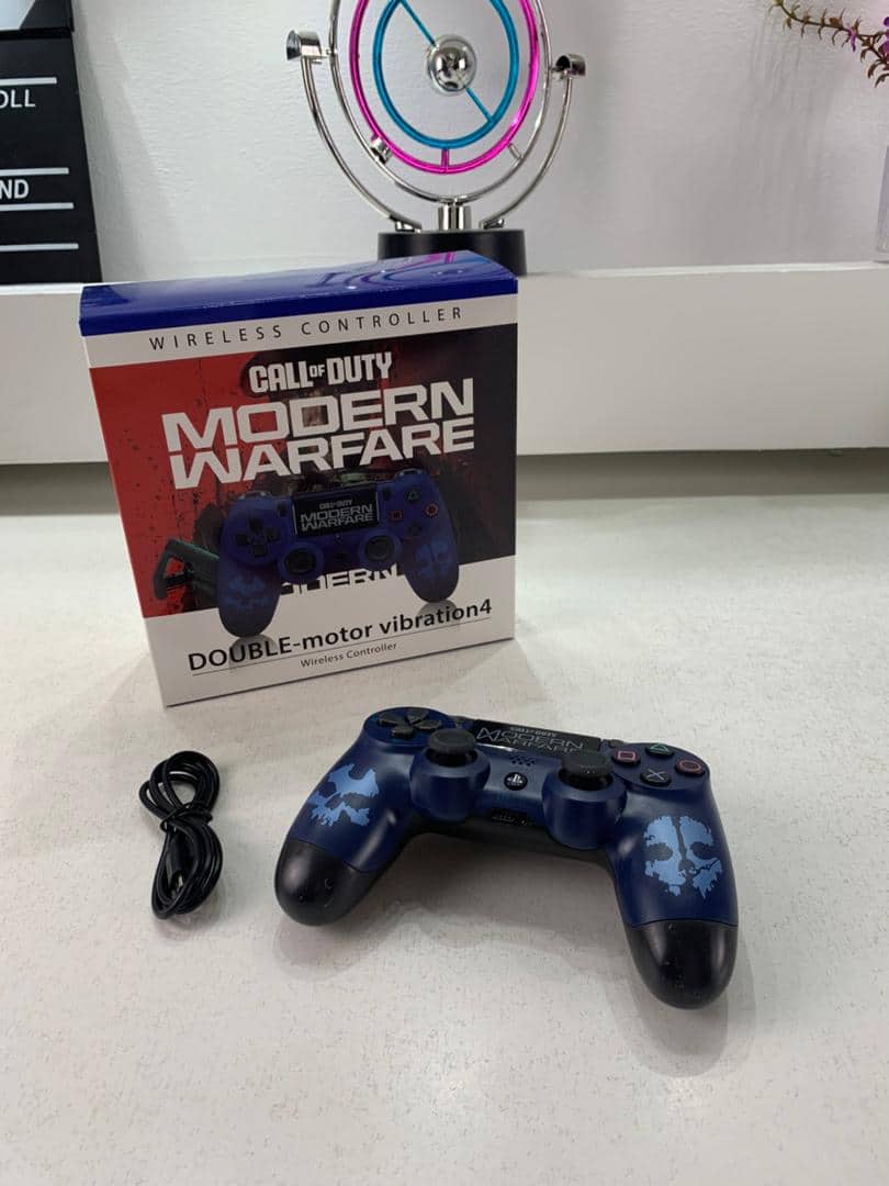 SONY DualShock Manette PS4 Sans Fil, Batterie Rechargeable (High Copy) – Edition Moderne Warfare — معاينة 6