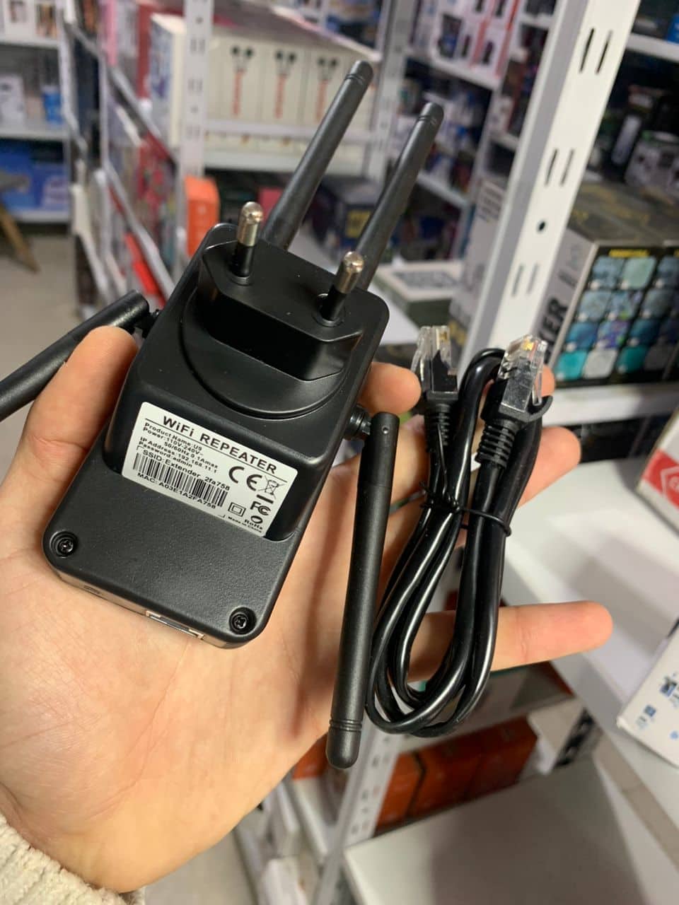 300M Wifi routeur sans fil répéteur 2.4G répéteur de Signal Extender 4 antenne routeur amplificateur de Signal pour la maison — معاينة 3