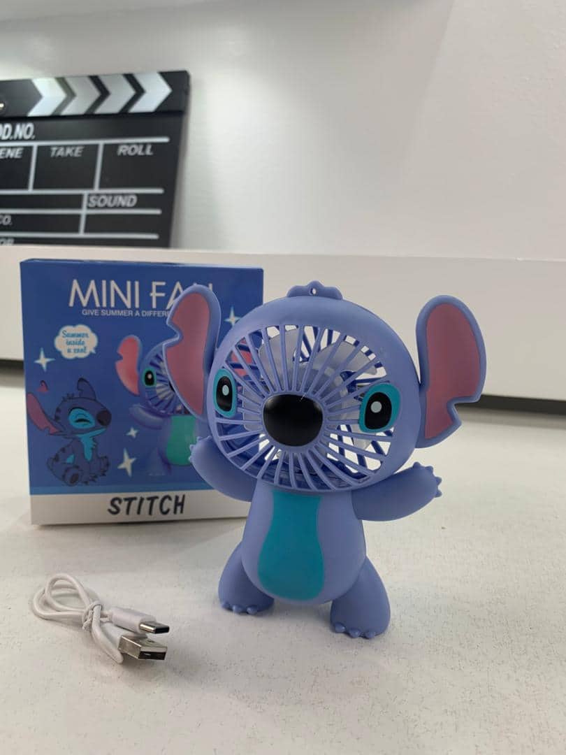 Mini Ventilateur USB Stitch – Design Mignon et Fonctionnel – مروحة محمولة — معاينة 5