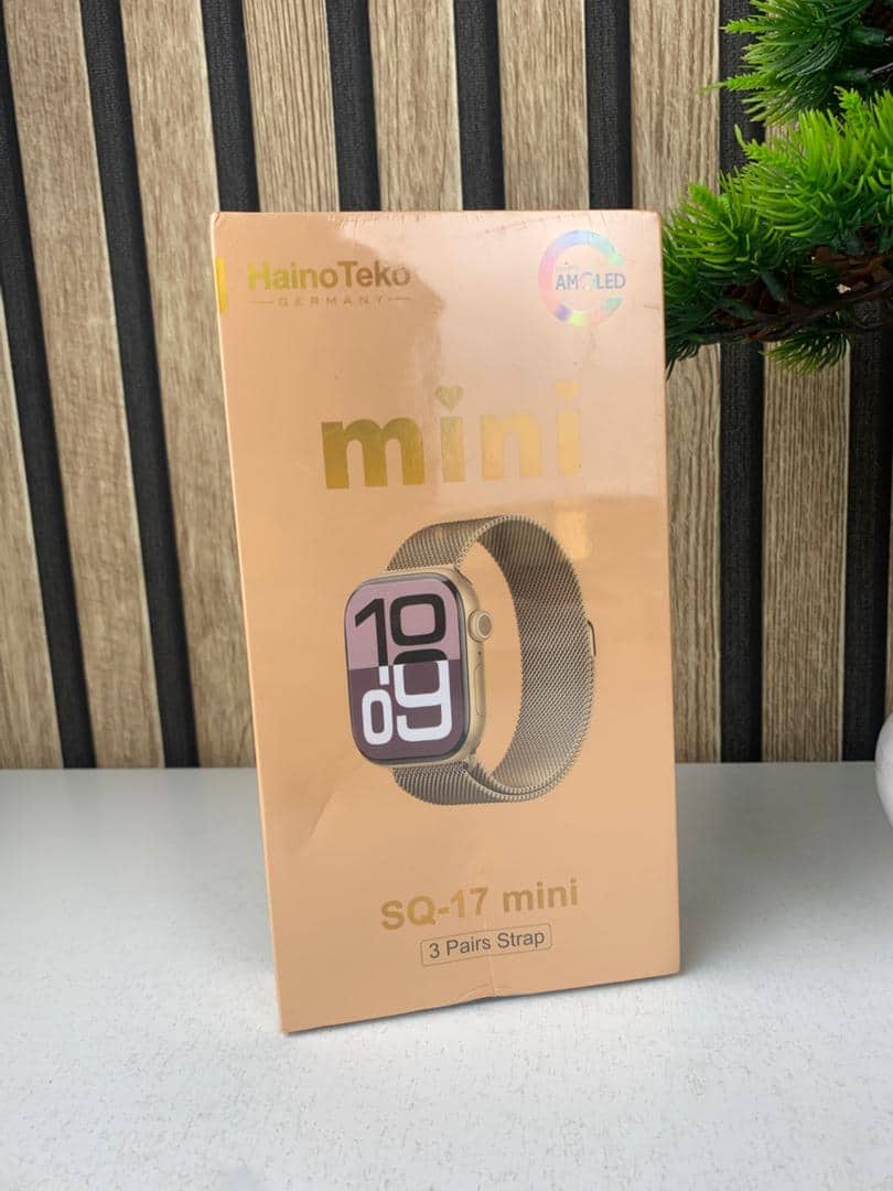 HainoTeko SQ-17 Mini Smart Watch Series 10 AMOLED avec 3 Bracelets – ساعة ذكية أصلية للنساء — معاينة 14
