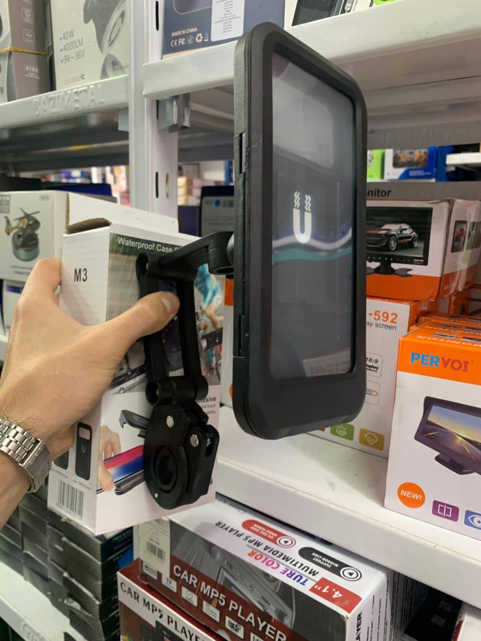 Support de téléphone portable étanche pour vélo moto réglable à 360 ° — معاينة 6