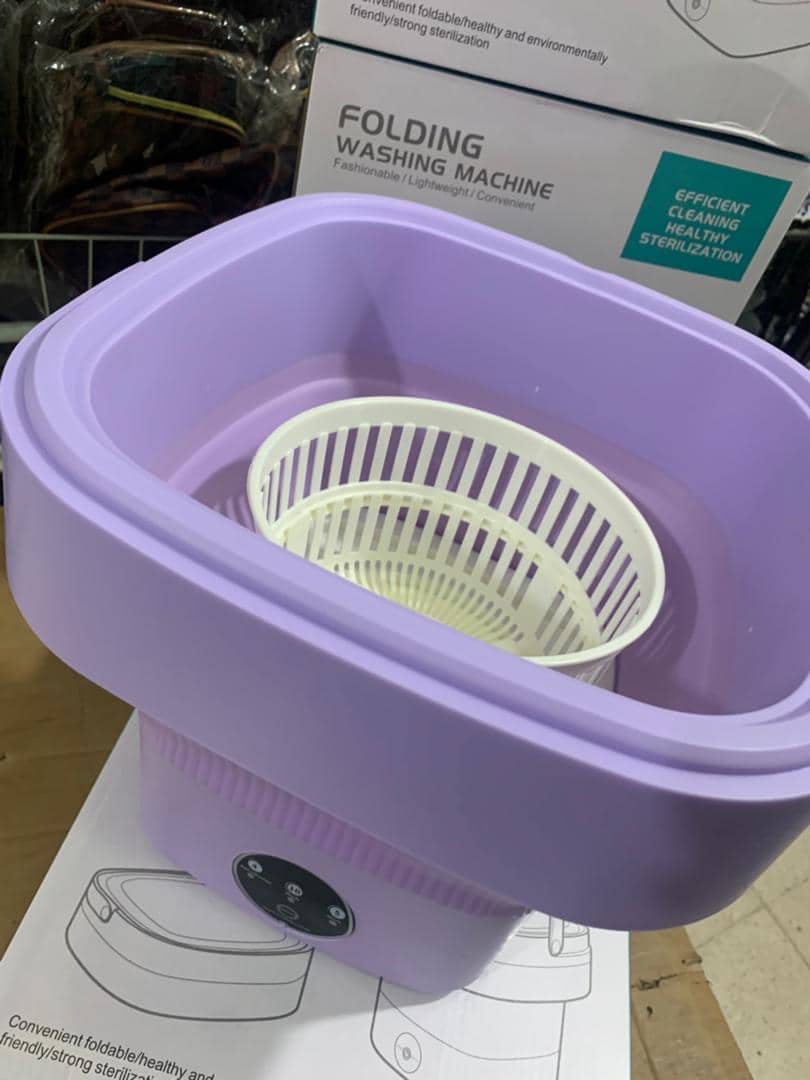 Mini Machine à Laver Pliable et Portable 3 Modes avec Fonction Déshydratation – غسالة ملابس محمولة — معاينة 13