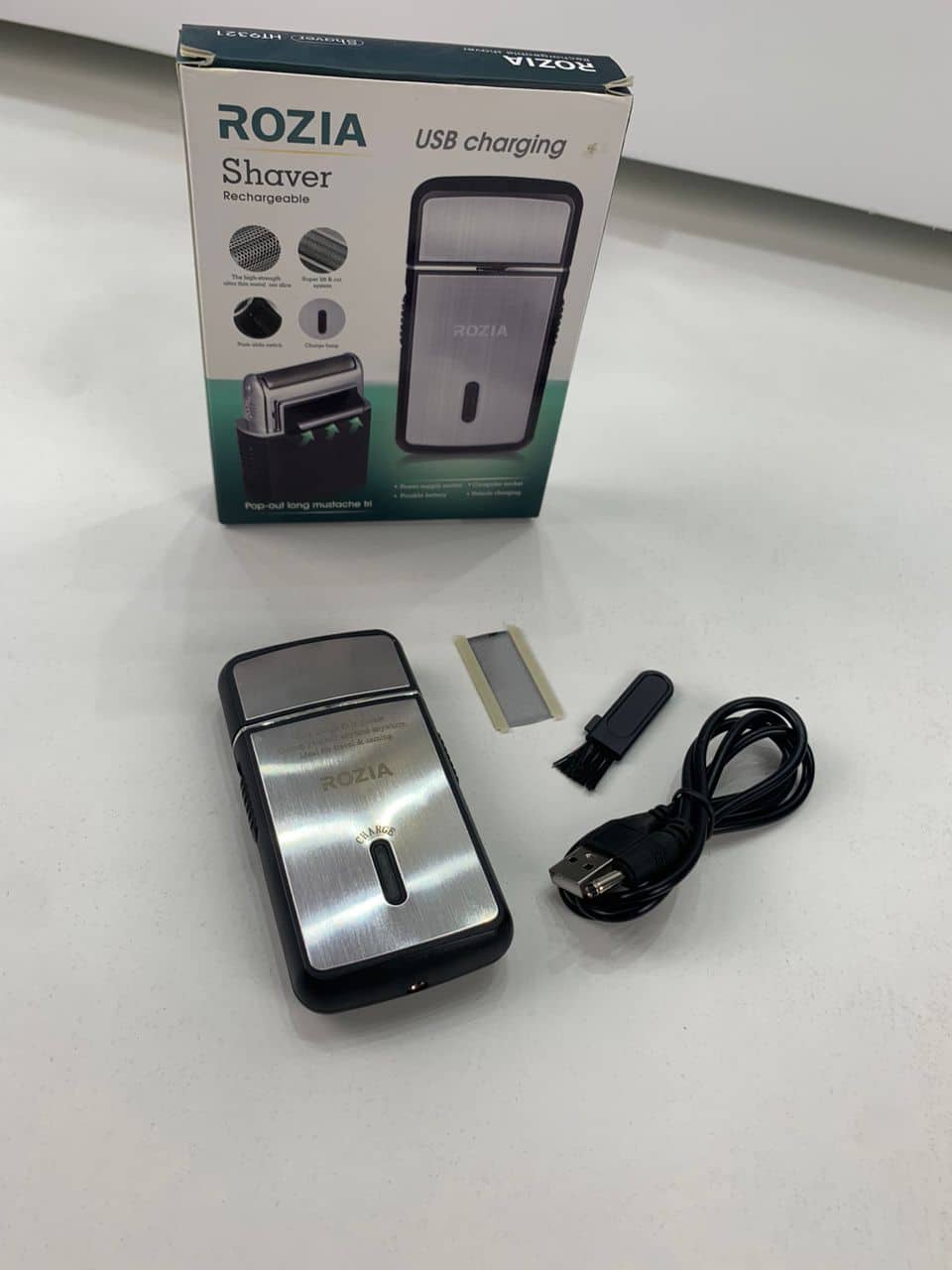 Rasoir Électrique Portable Rozia – ماكينة حلاقة كهربائية محمولة — معاينة 8