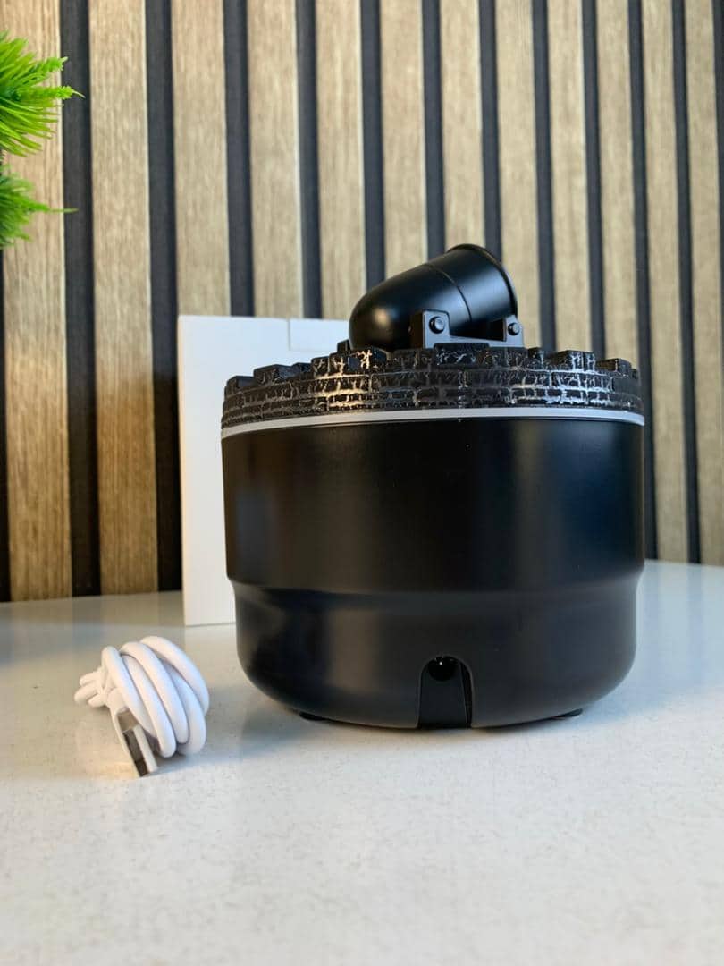 Humidificateur d’arôme à canon avec lumières LED colorées – معطر جو يضفي ديكور رائع في منزلك — معاينة 10