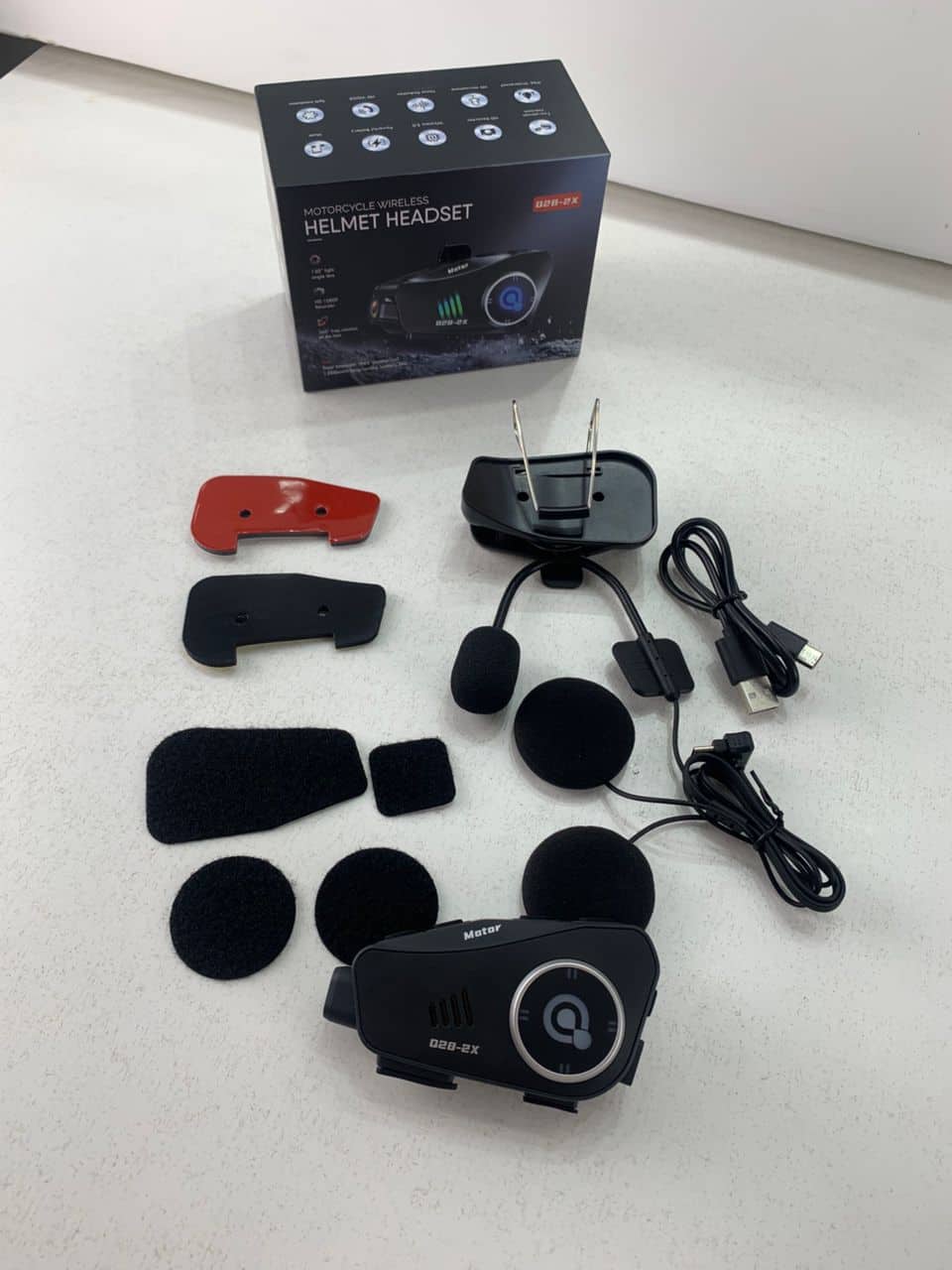 Oreillette Bluetooth pour Casque Moto avec Camera Full HD App Control – سماعات سائقي دراجة النارية مع كاميرة مدمجة — معاينة 11