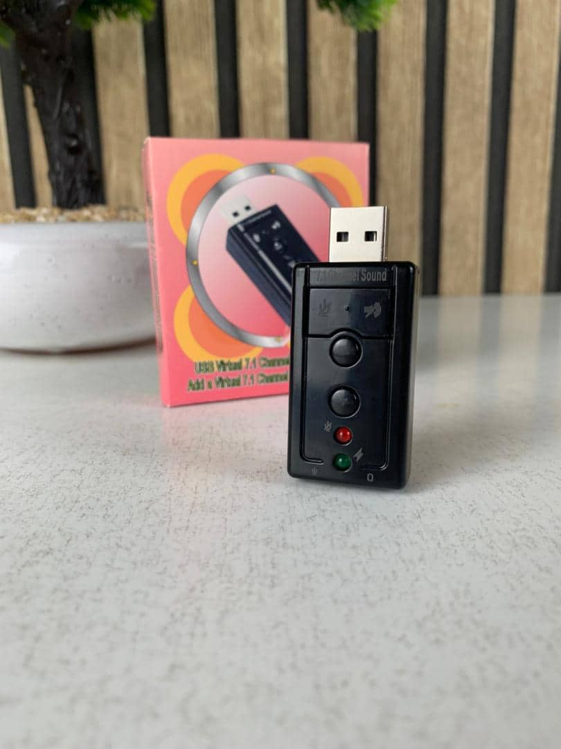 Adaptateur De Carte Son USB À 3D Audio Virtual 7,1 Channel — معاينة 5