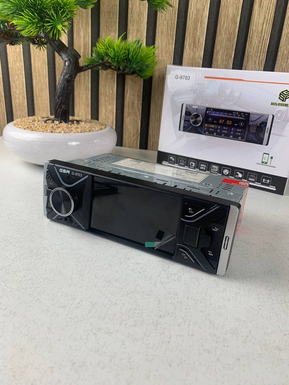 جهاز راديو سيارة | Poste Radio G-9703 Bluetooth | منفذ كاميرا خلفية — معاينة 12