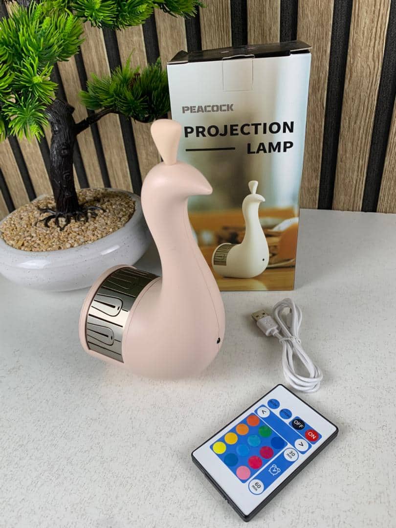 Applique murale en forme de paon 7 réglages de couleur avec télécommande – مصباح ديكور على شكل طائر الطاوس — معاينة 9