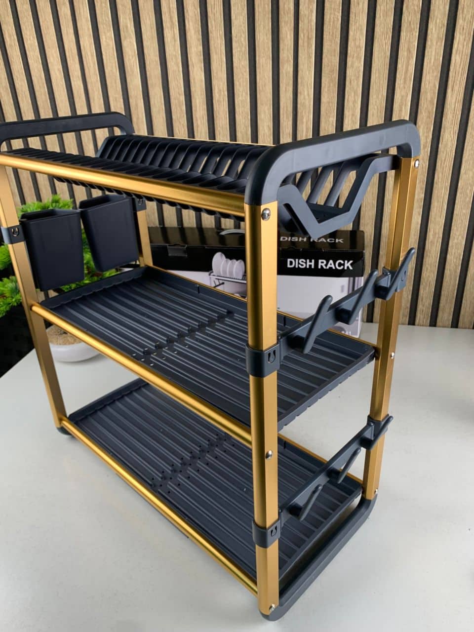 Egouttoir à Vaisselle en Aluminium de Haute Qualité 3 étages SX-841 – منظم أواني الغسيل — معاينة 6