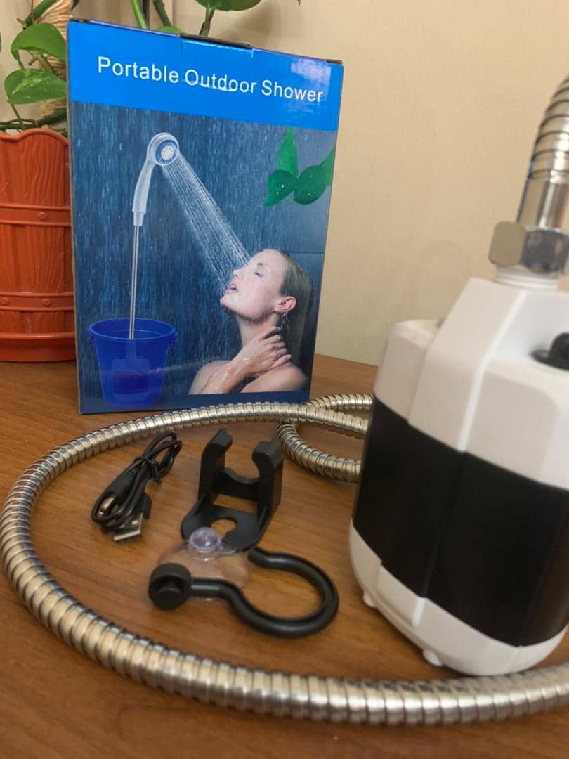 Douche Portable avec Pompe pour Camping et Extérieur — معاينة 10