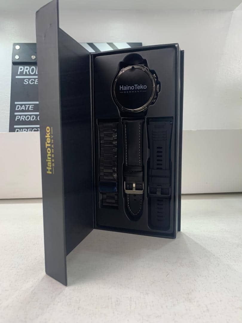 Smart Watch Haino Teko RW-60 MAX avec Lampe Torche et 3 Bracelets – ساعة ذكية أصلية — معاينة 9