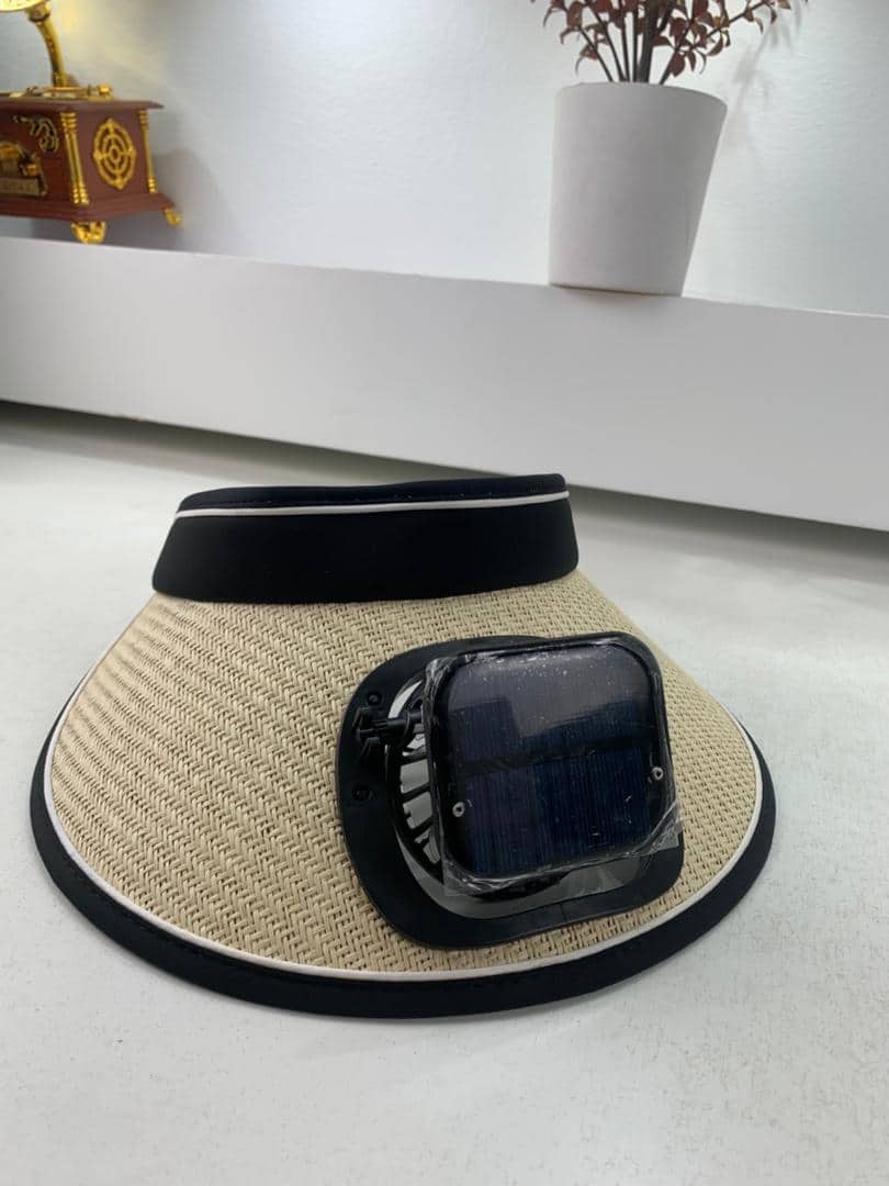 Casquette d’été avec Ventilateur de Refroidissement – قبعة مع مروحة تعمل بالطاقة الشمسية — معاينة 7