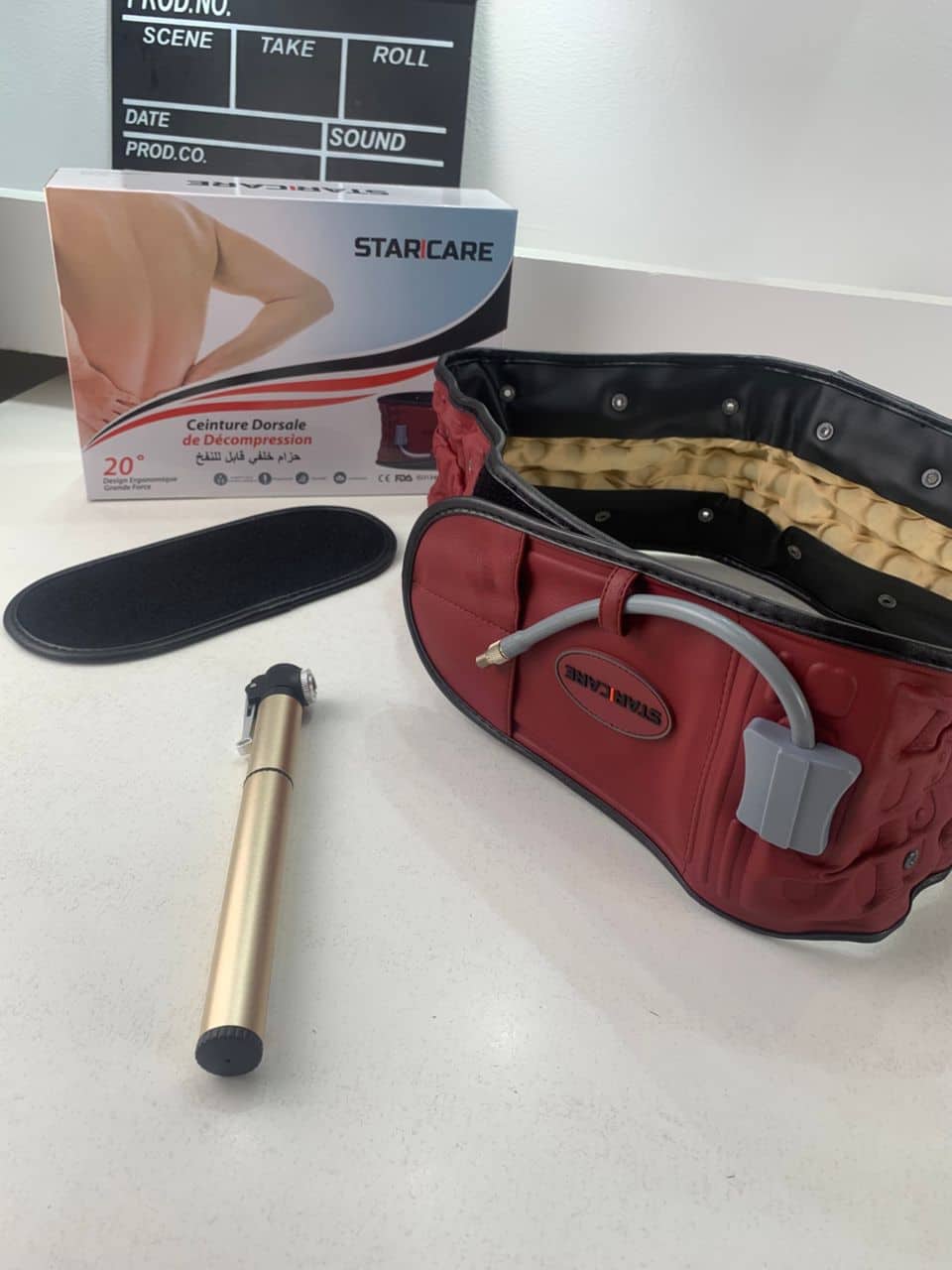 STARICARE Ceinture de décompression Gonflable avec 28 colonnes d’air et pompe- حزام شد الظهر قابل للنفخ — معاينة 8