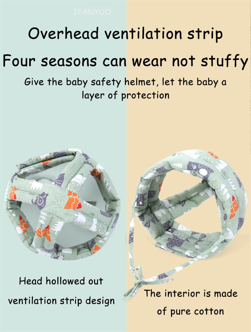 Casque De Sécurité 360° Pour Bébé De 6 A 24 Mois-Multicolor - Enfants - صورة 9