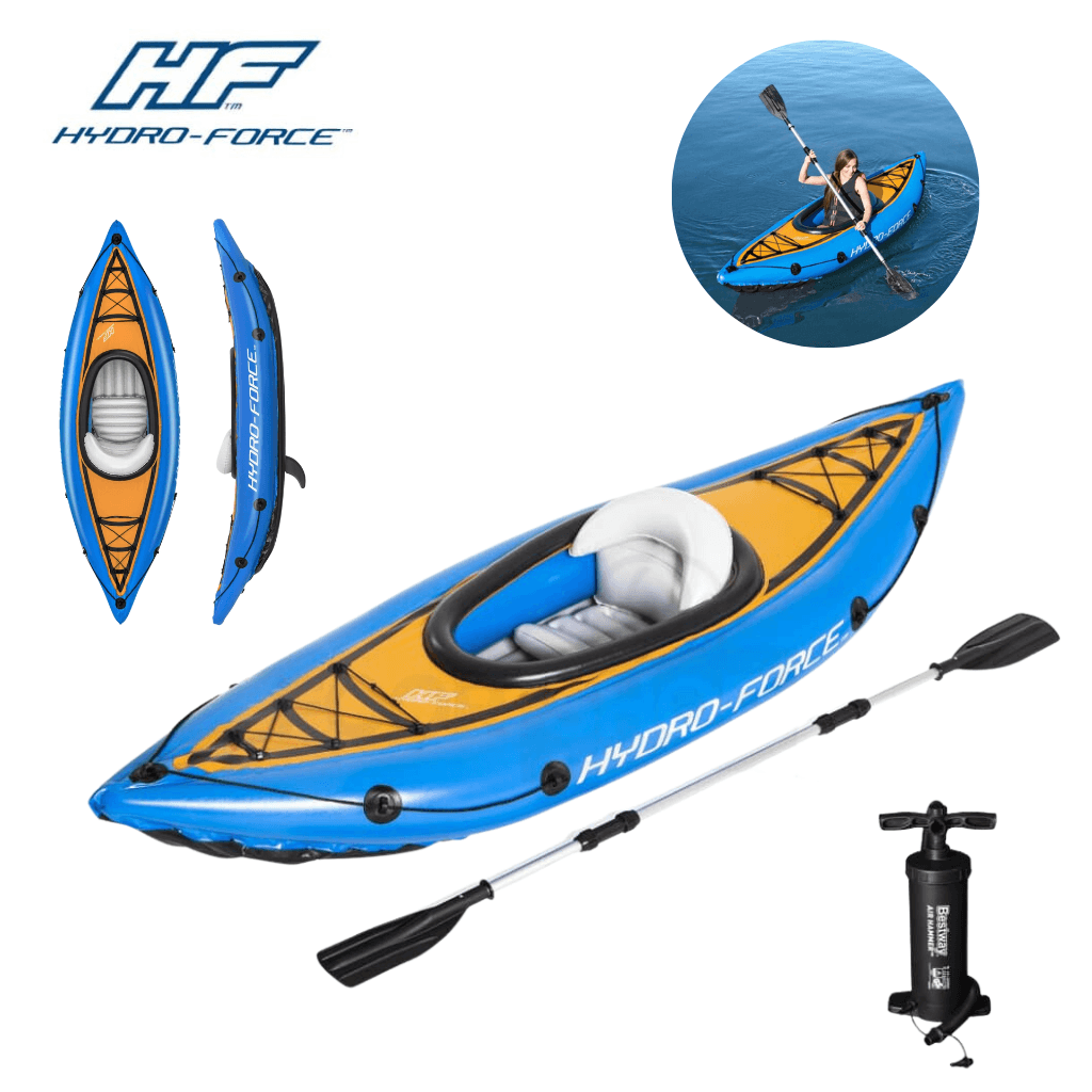 Hydro-Force Cove Champion Kayak Gonflable 275 x 81cm Bestway#65115 - Camping et Randonnée - صورة 1