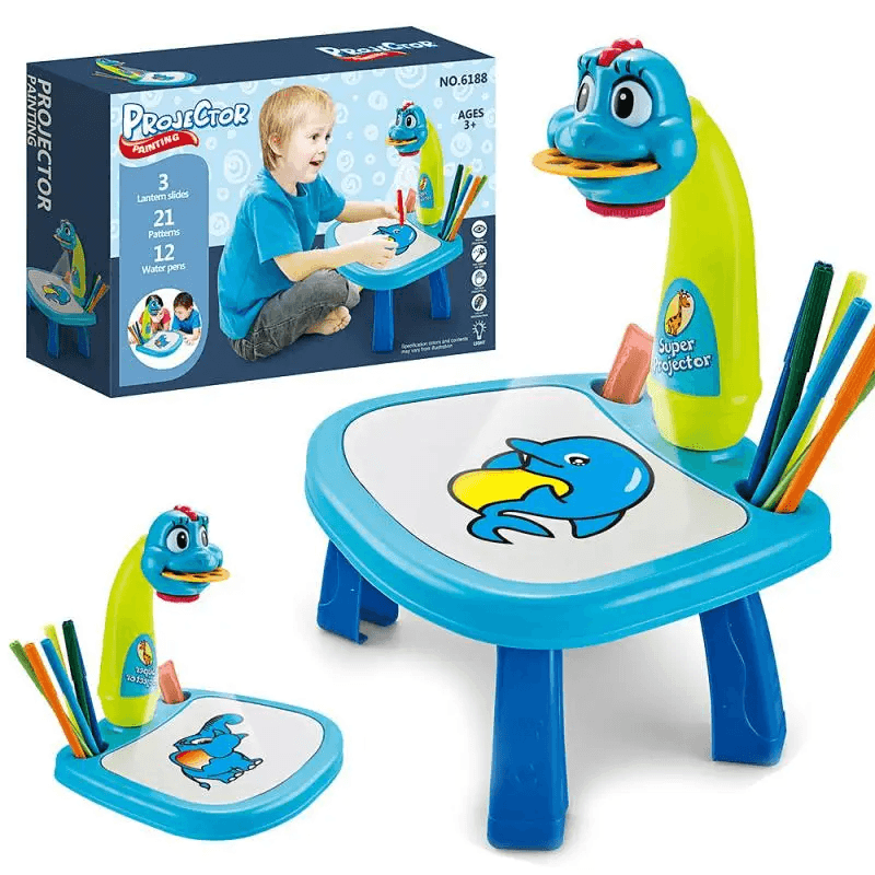Projecteur à LED pour Enfant avec Table de Dessin Artistique - Jouet & Gaming - صورة 1