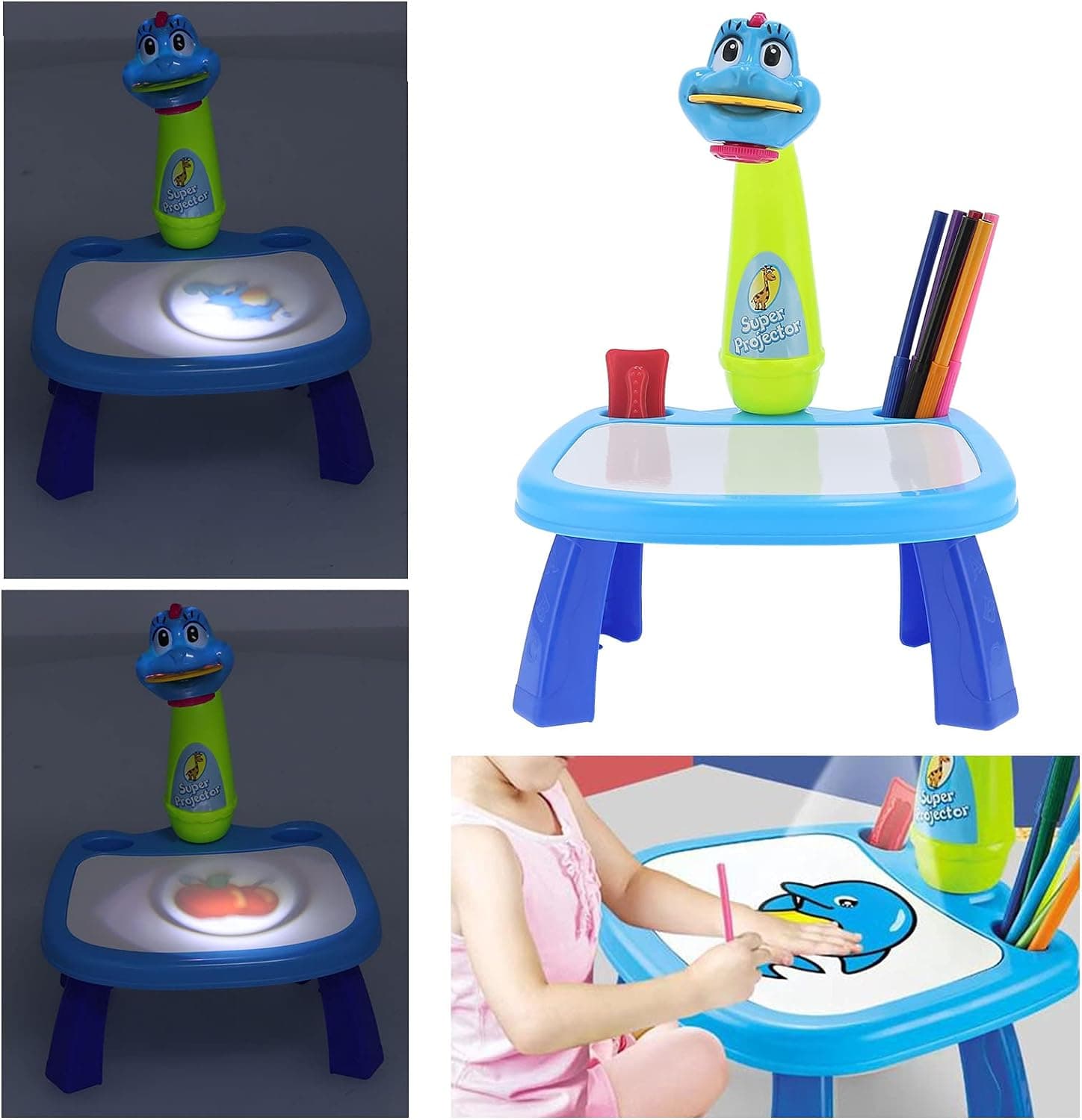 Projecteur à LED pour Enfant avec Table de Dessin Artistique - Jouet & Gaming - صورة 3
