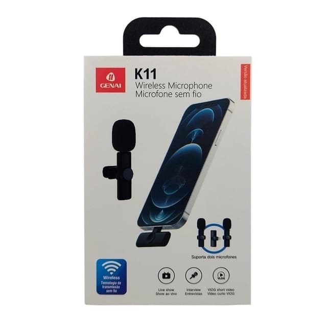 K11 Microphone-cravate sans fil Recording Audio Video Androïd / iPhone  - Électronique - صورة 6