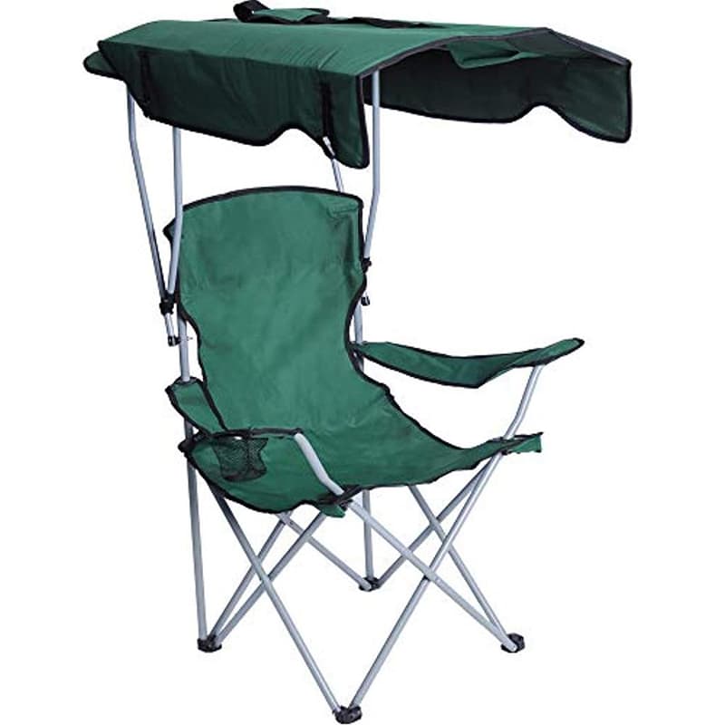 Chaise Longue Pliable Avec Porte Goblet Et Ombrelle - Camping et Randonnée - صورة 5