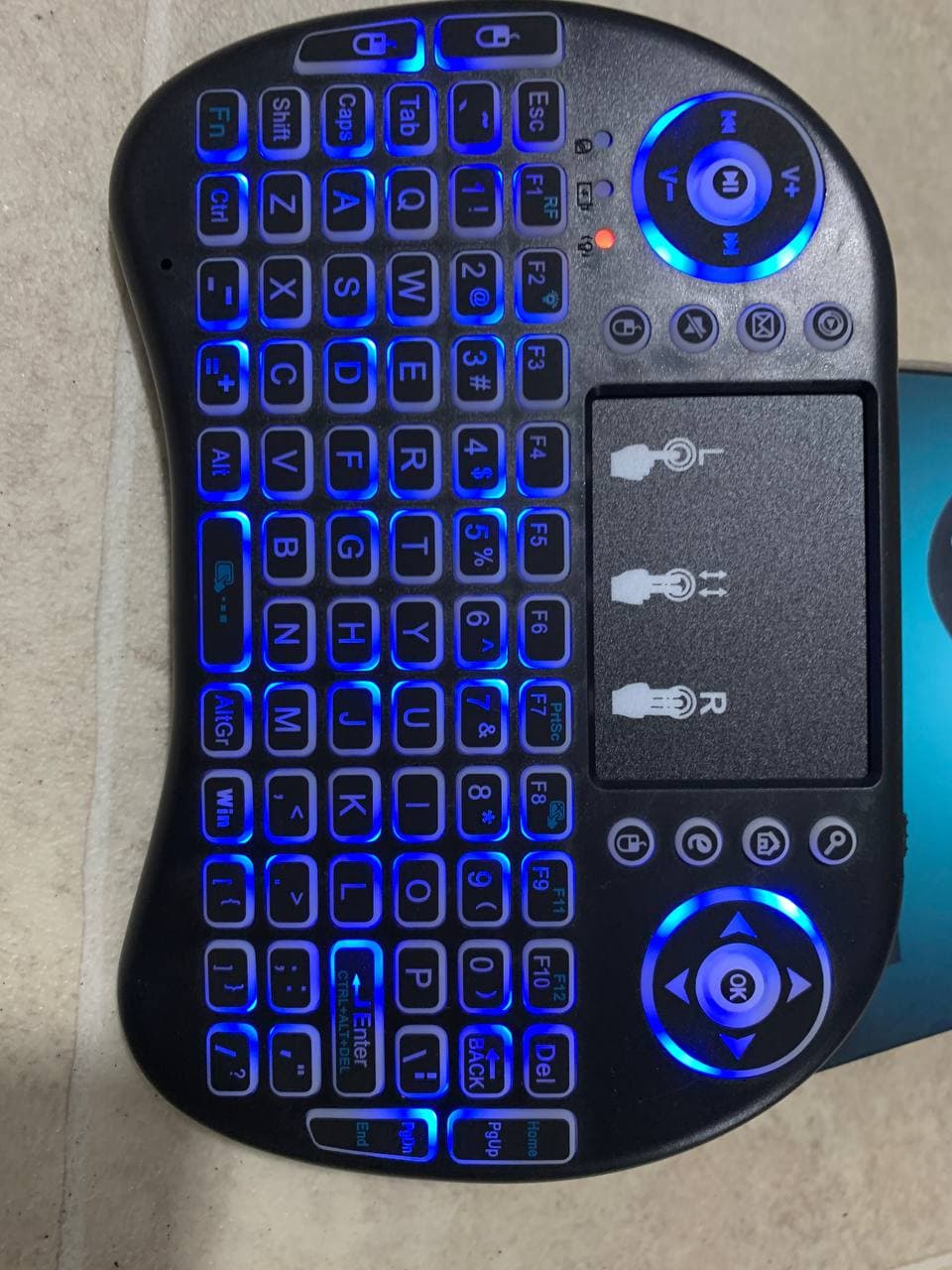 Clavier et Pad sans fil Tricolor rétroéclairé USB multimédia contrôle - Électronique - صورة 10