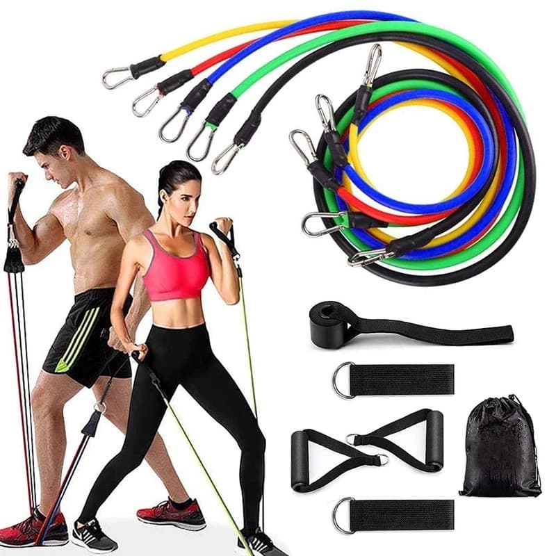 Ensemble de bandes de résistance 11 pcs équipement de Sports à domicile - Sport - صورة 1