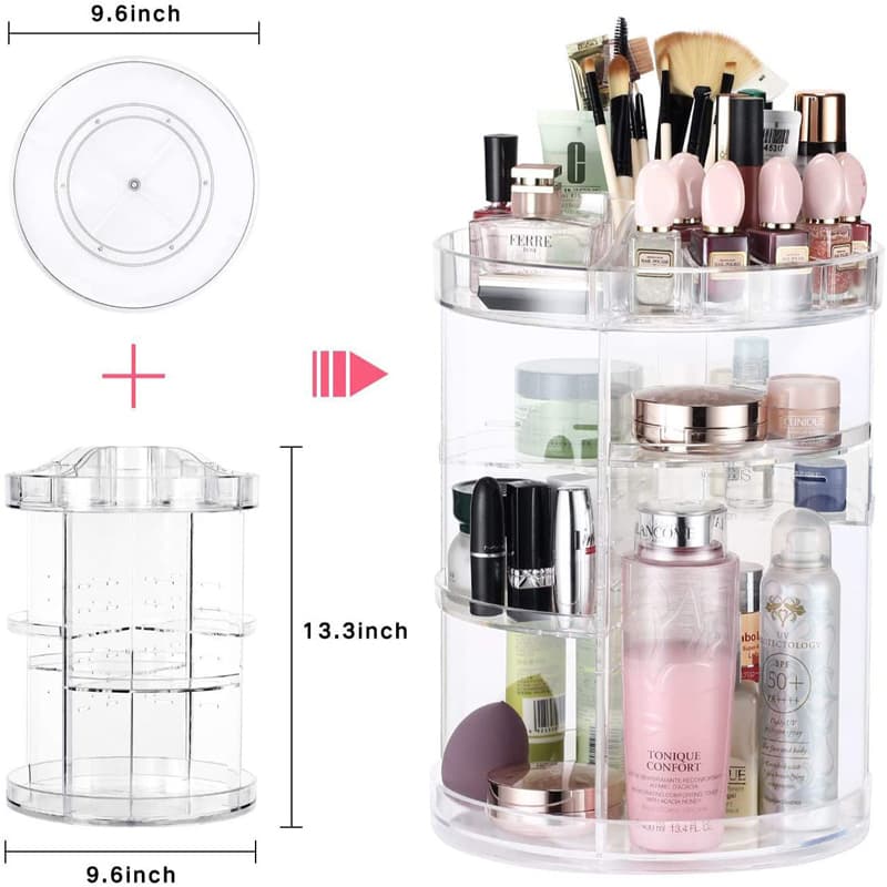 Pack Spécial Organisateur de maquillage + Trousse de 15 Pinceaux zoeva professionnels  - Soins et Beauté - صورة 10