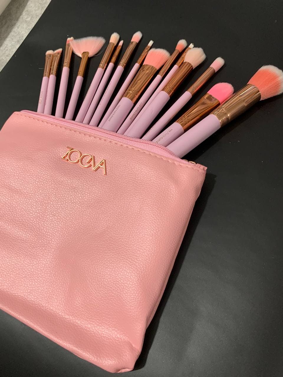 Pack Spécial Organisateur de maquillage + Trousse de 15 Pinceaux zoeva professionnels  - Soins et Beauté - صورة حقيقية 19