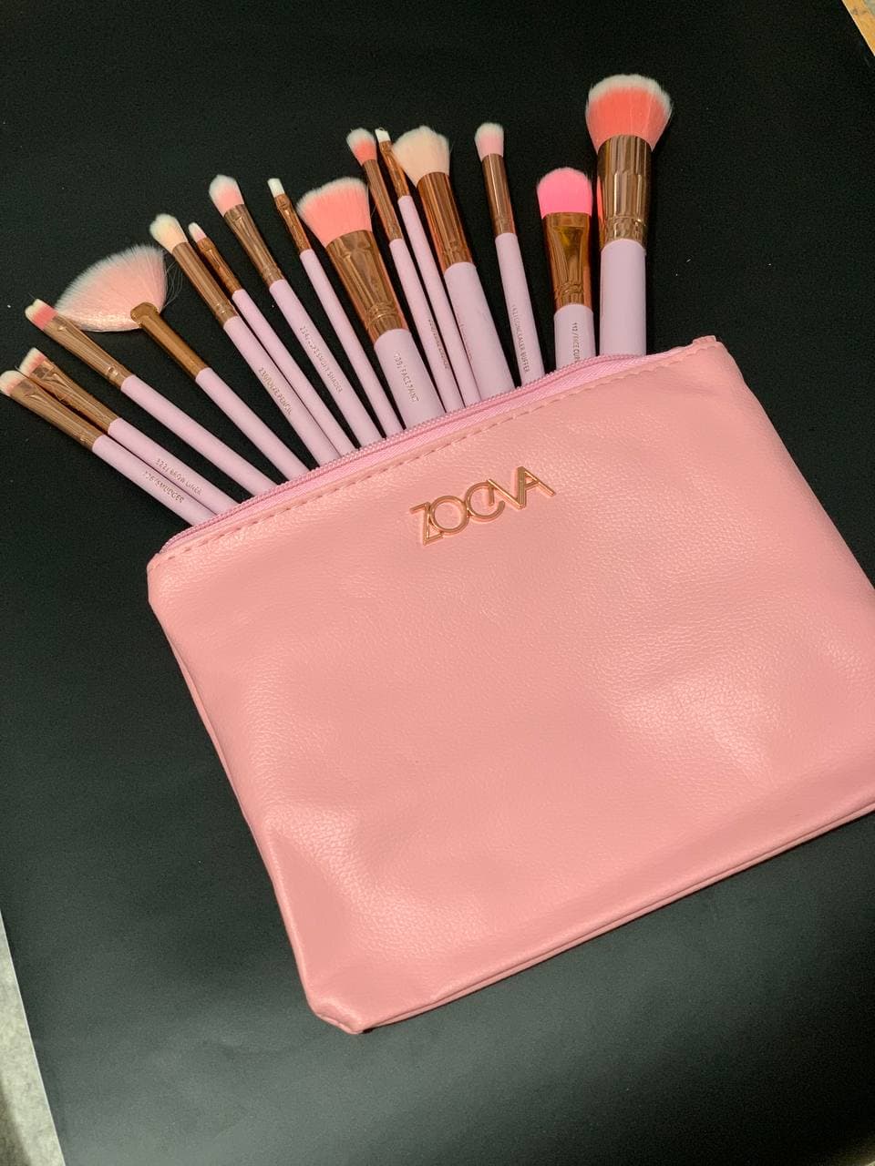 Pack Spécial Organisateur de maquillage + Trousse de 15 Pinceaux zoeva professionnels  - Soins et Beauté - صورة حقيقية 20
