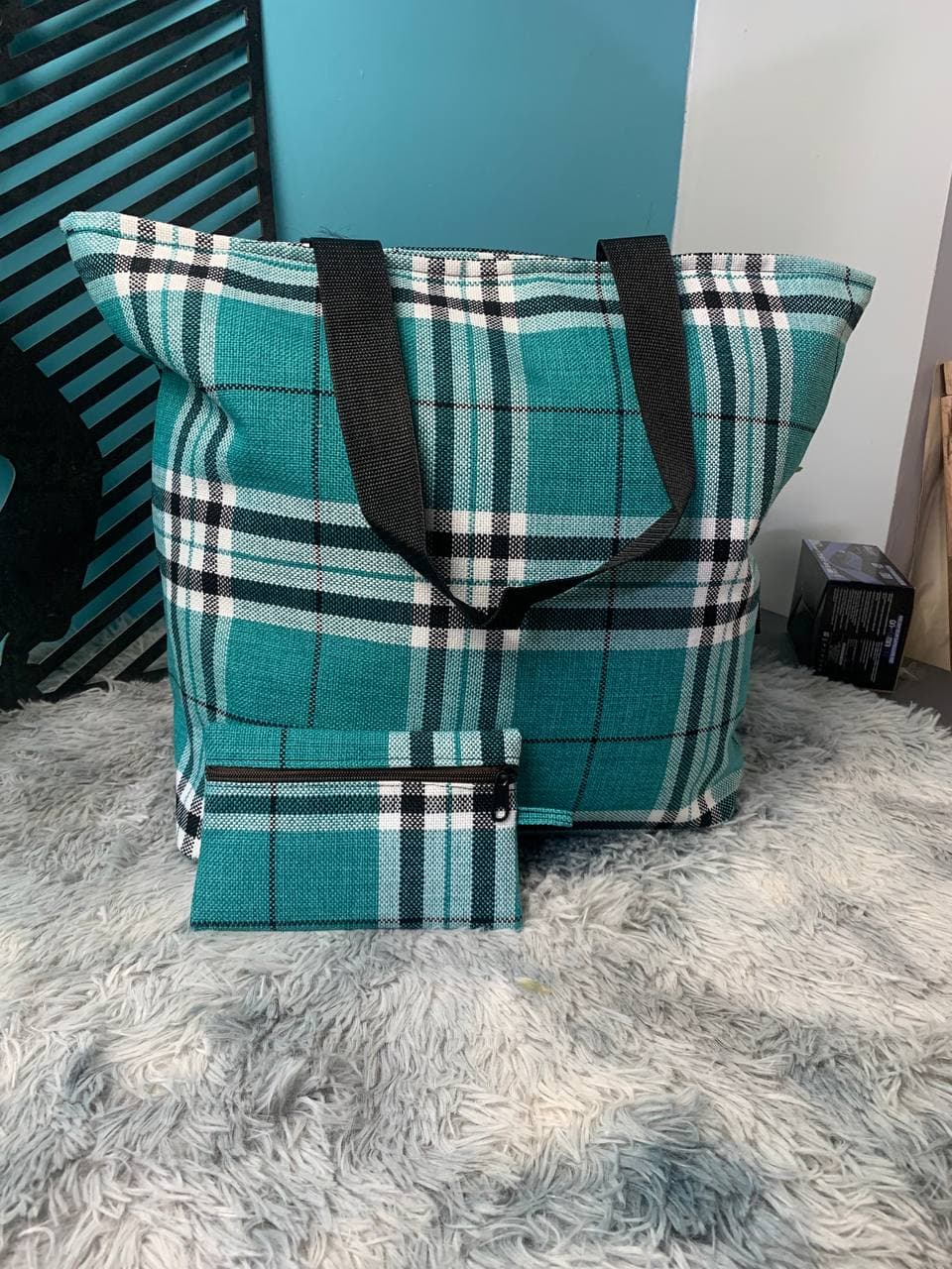 Sac à main burberry Grande capacité avec un  portefeuille pour femme - Sac à dos et Mode - صورة 7