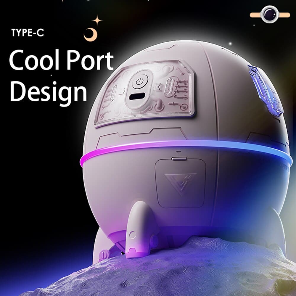 Humidificateur  d'air électrique Spacecraft avec lumière LED  - Maison - صورة 15
