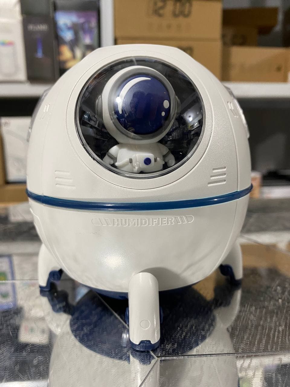 Humidificateur  d'air électrique Spacecraft avec lumière LED  - Maison - صورة حقيقية 23