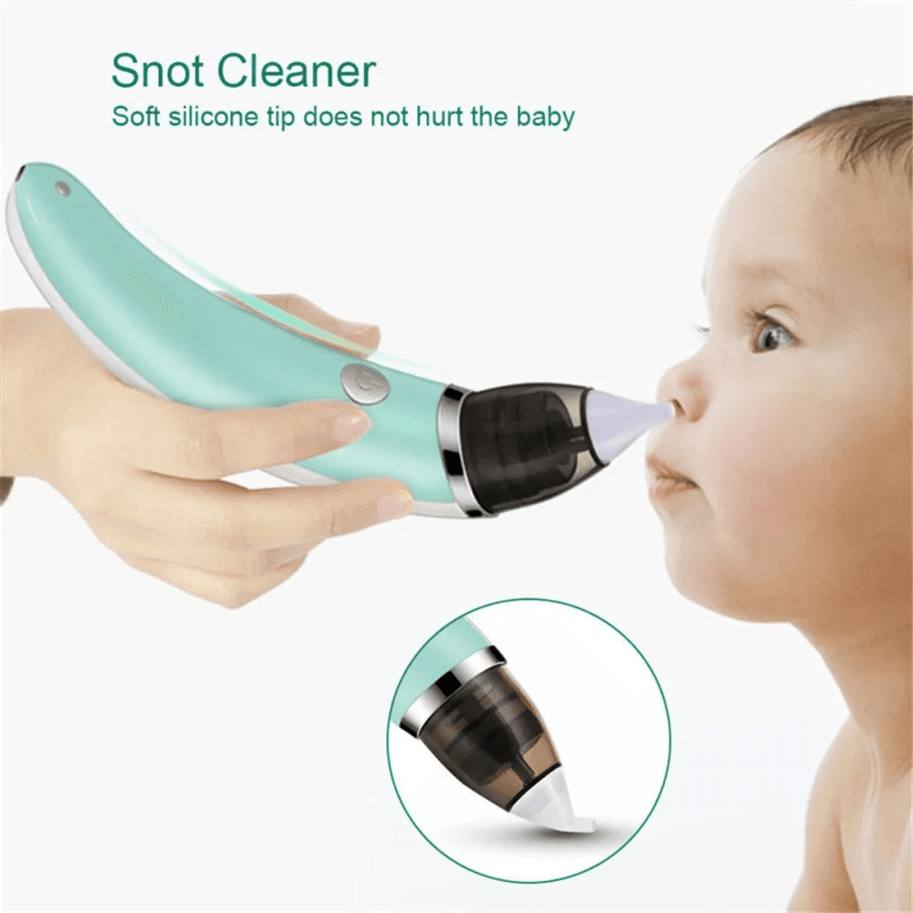 Mouche Nez, Aspirateur nasal électrique pour bébé 2 Tailles D'embouts - شفاطة الأنف الكهربائية للطفل - Maternité - صورة 2