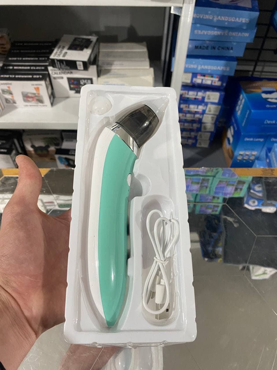 Mouche Nez, Aspirateur nasal électrique pour bébé 2 Tailles D'embouts - شفاطة الأنف الكهربائية للطفل - Maternité - صورة حقيقية 9