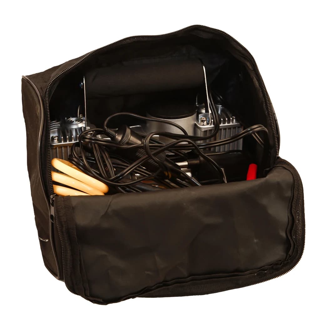 Compresseur automobile à double piston, 70 L/min, tuyau de 3 mètres, 12 V - Accessoires Auto/Moto - صورة 4