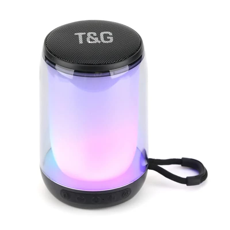 T&G Haut-parleur Bluetooth 5.3 à pulsation d'ambiance LED RGB - Électronique - صورة 5