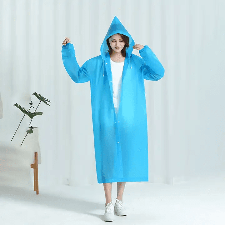 Manteau imperméable à capuche transparent, léger et réfléchissant, - Divers - صورة 15