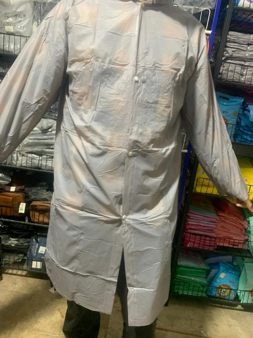 Manteau imperméable à capuche transparent, léger et réfléchissant, - Divers - صورة حقيقية 19