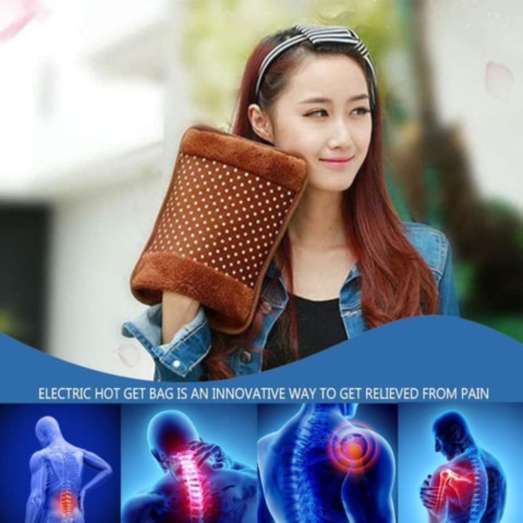 Oreiller d’eau chaude électrique auto-chauffant , pour Massage , douleurs musculaires – وسادة ماء ساخن كهربائية ذاتية التسخين لتدليك آلام العضلات - Soins et Beauté - صورة 4