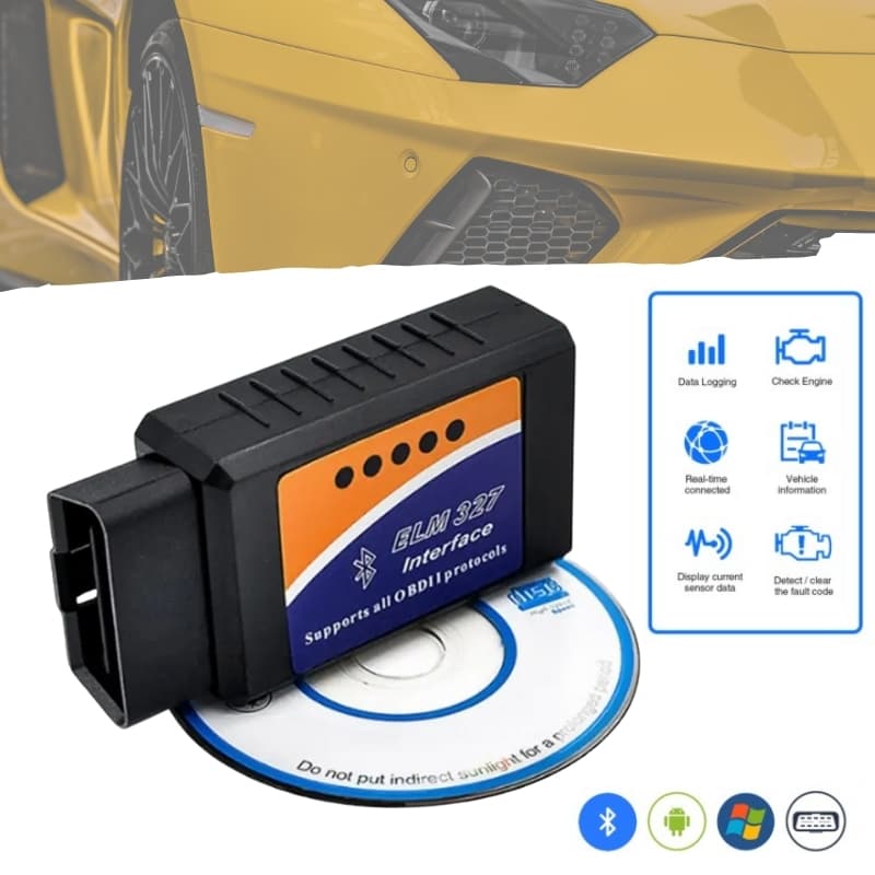 Outils de Diagnostic de Voiture, Scanner V1.5 OBD2, SAE J1850, Bluetooth/wifi, pour Android /ISO 9141 Vgate Icar2, Lecteur de Code - Accessoires Auto/Moto - صورة 1