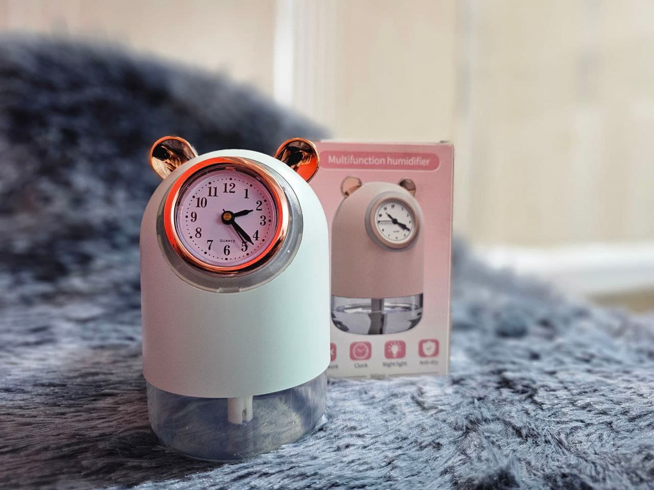 humidificateur avec horloge et Spray pour bureau 7 Couleur led 300 ML - Électronique - صورة حقيقية 8