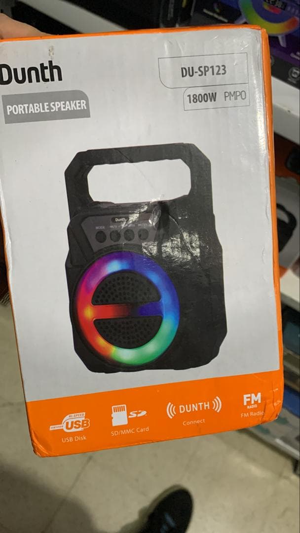 Ampli haut parleur sans fil à batterie rechargeable,  Bluetooth 1800W DUNTH DU-SP123 - Électronique - صورة حقيقية 6