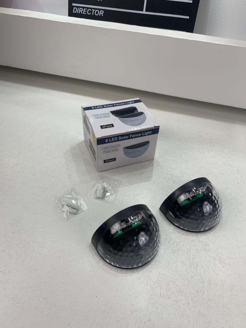 Pack 4 Lampes solaires pour clôture imperméable IP65 – مصابيح الإنارة الخارجية - Électronique - صورة 2