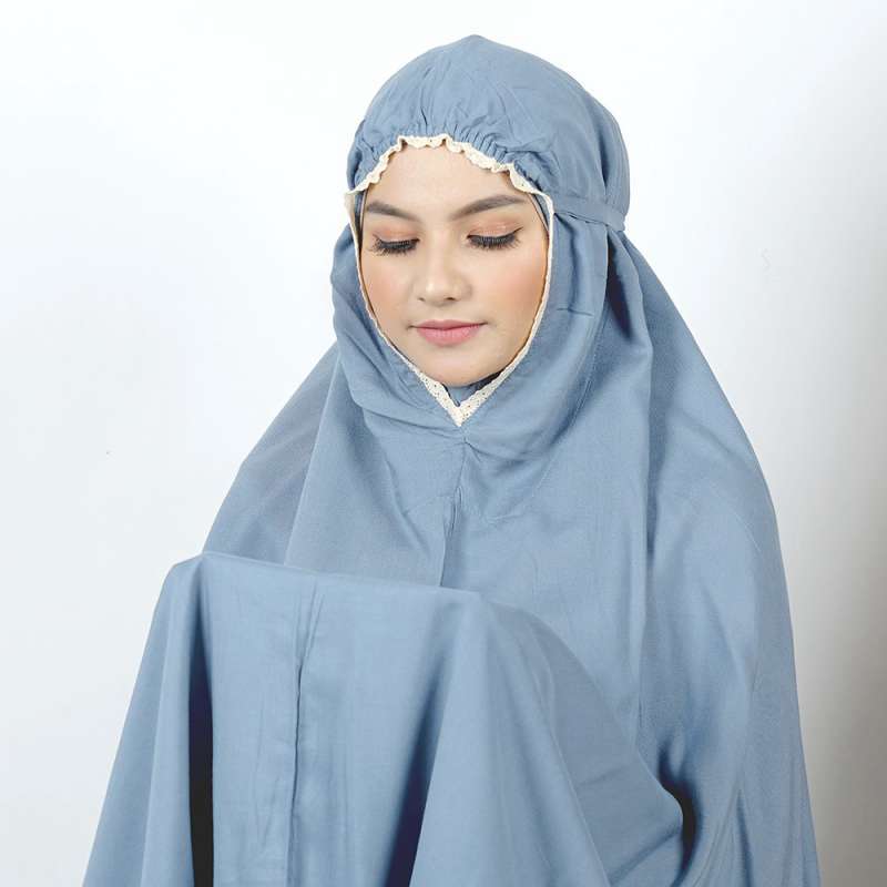 PACK طقم صلاة نسائي 4 قطع برداء فضفاض وسجادة مبطنة مع غلاف للمصحف + جهاز تسبيح رقمي محمول، سبحة صلاة مع عداد رقمي - صورة 6