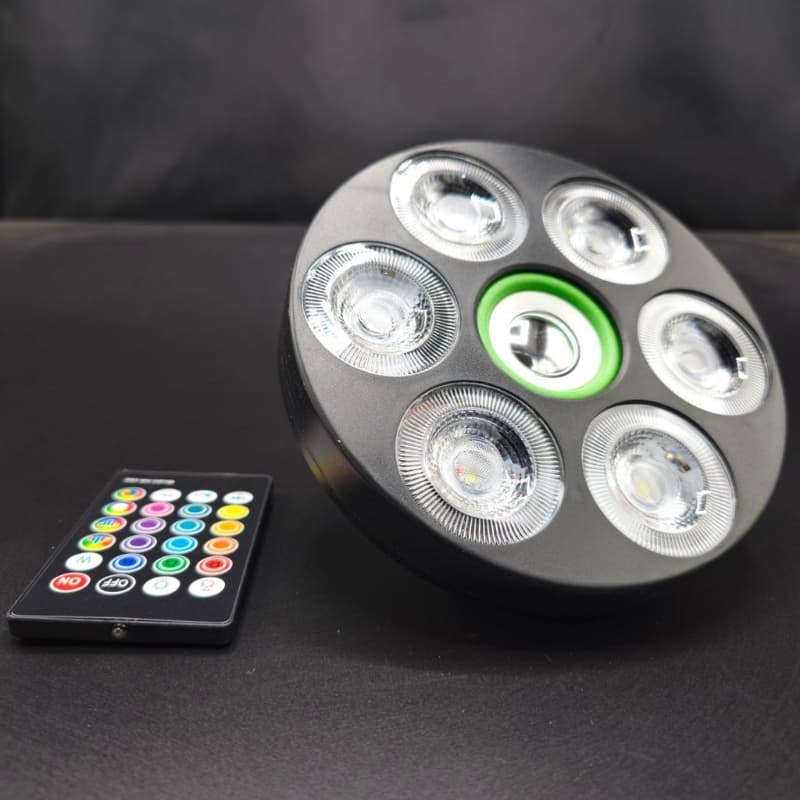 Projecteur de lumière Sonore RGB + W 4 en 1 Avec Bluetooth effet stroboscope - Électronique - صورة 5