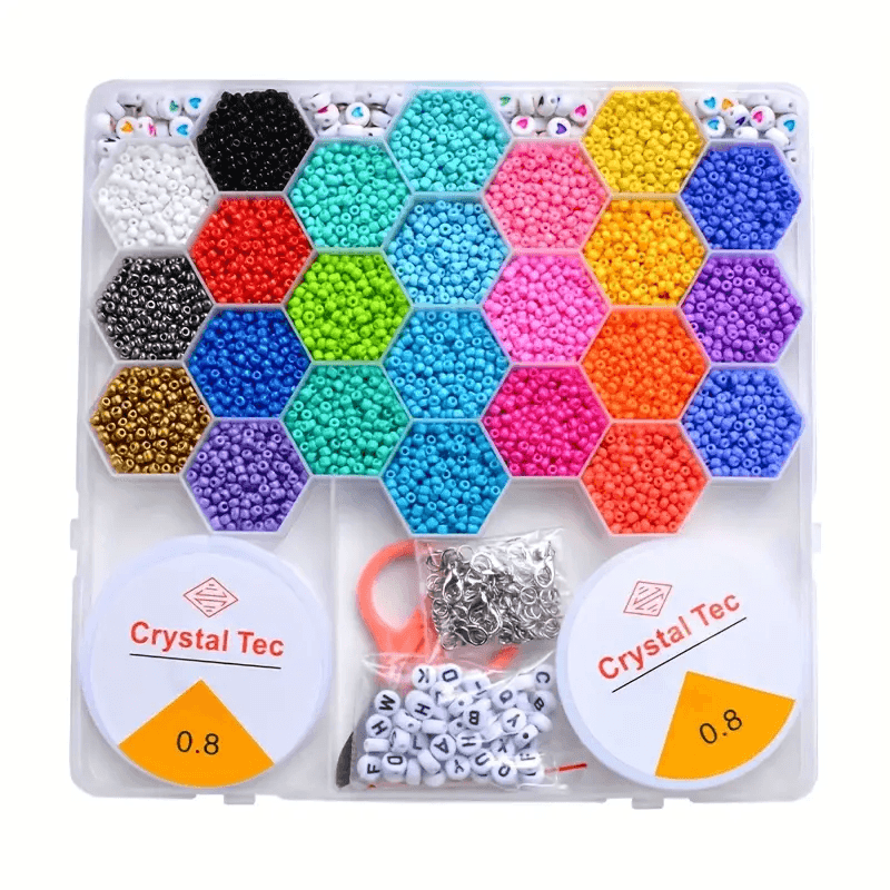 Ensemble de fabrication de bijoux Pour enfant 24 grilles en forme de ruche d'abeille - Jouet & Gaming - صورة 2