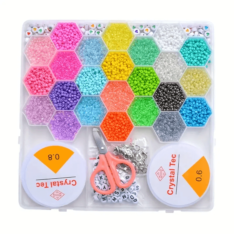 Ensemble de fabrication de bijoux Pour enfant 24 grilles en forme de ruche d'abeille - Jouet & Gaming - صورة 3